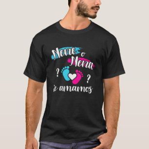 Spanisches Geschlecht enthüllt nene o nena amamos T-Shirt