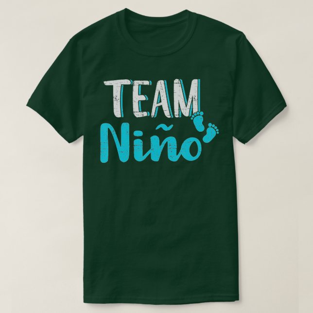 Spanisches Geschlecht enthüllt Team nio Junge mexi T-Shirt (Design vorne)