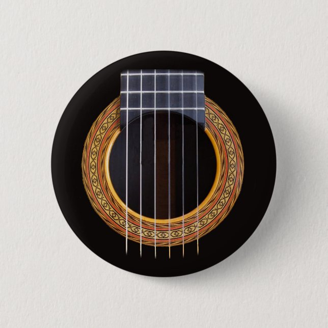 Spanisches Gitarren-Loch Button (Vorderseite)
