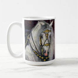 Spanisches Gold - andalusischer Stallion - Kaffeetasse