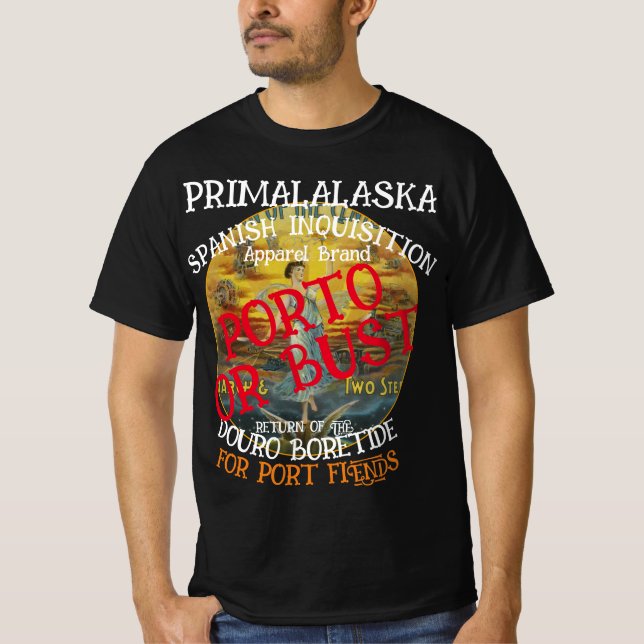 SPANISCHES INQUISITIONSPORTO ODER BUSSE T-Shirt (Vorderseite)