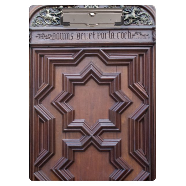 Spanisches Kirchentürhaus Gottes Tor zum Himmel Klemmbrett (Vorderseite)