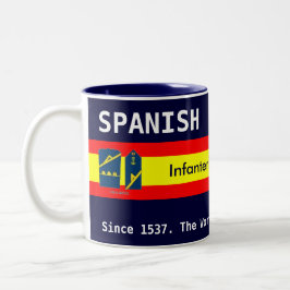 Spanisches königliches Marineobergefreites 1. Zweifarbige Tasse