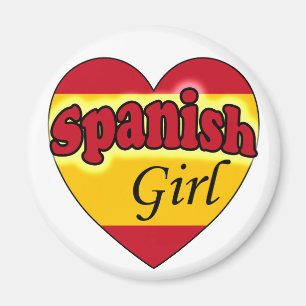 Spanisches Mädchen Magnet