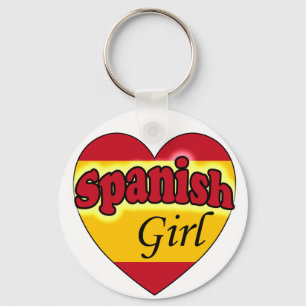 Spanisches Mädchen Schlüsselanhänger