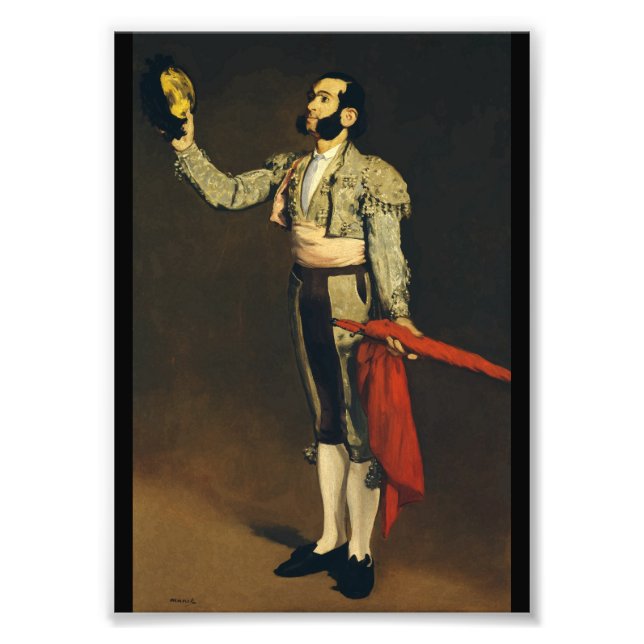 Spanisches Matador von Edouard Manet Fotodruck (Vorne)