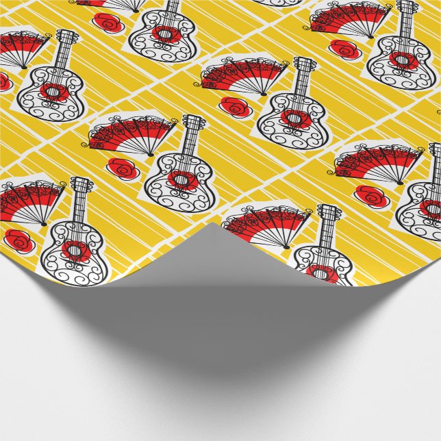Spanisches Souvenirpapier Geschenkpapier (Ecke)
