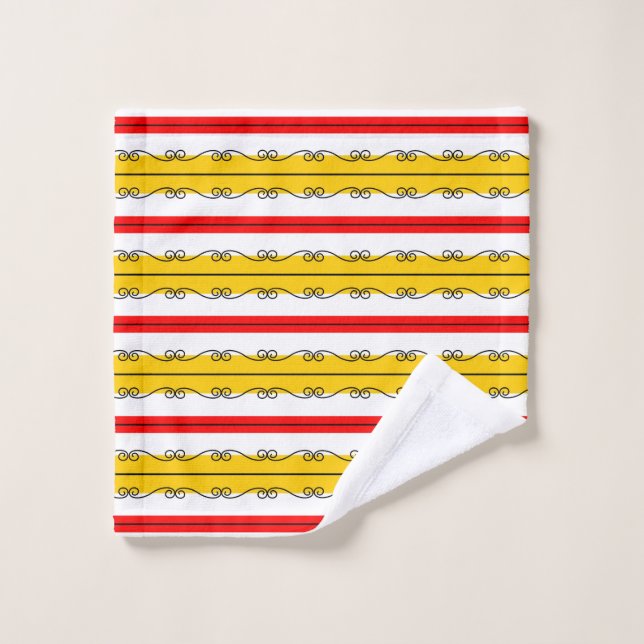 Spanisches Stripteppichtuch Waschlappen (Waschlappen)