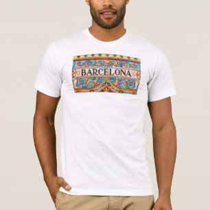 Spanisches Thema BARCELONA T-Shirt