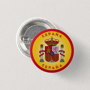 Spanisches Wappen Kreisform Button