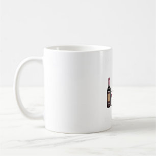 Spanisches Wasser und Wein Lustiger Hund 1 Kaffeetasse
