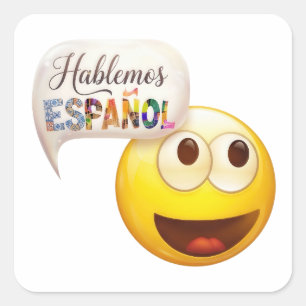 Spanischlehrer Hispanic Heritage Language Quadratischer Aufkleber