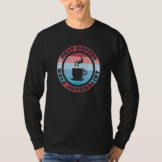 Spanischlehrer Maestras Bilingue halb Kaffee halb T-Shirt (Vorderseite)