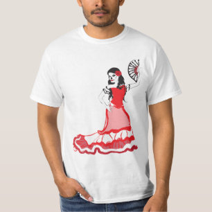 Spanischtänzer dia de Los Muertos T-Shirt