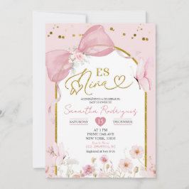 Spanish Coquette Blush Pink Butterfly Es Nina Einladung
