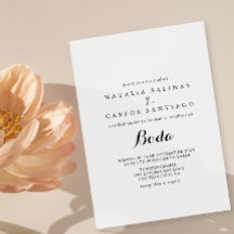 Spanish Front & Back Boda