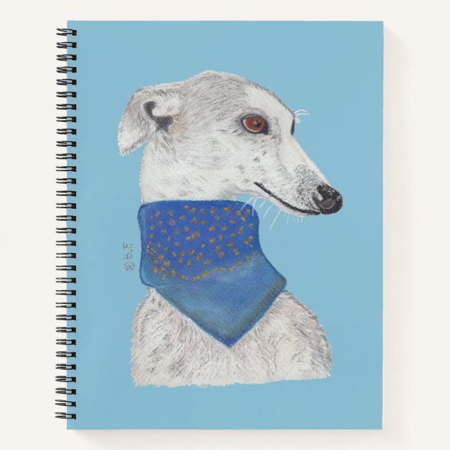 SPANISH GREYHOUND NOTIZBUCH (Vorderseite)