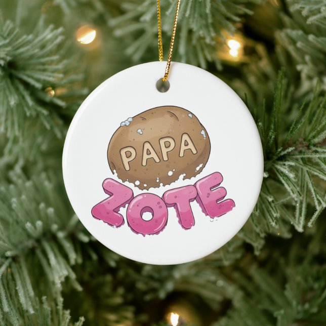 Spanish Papa Zote Soap Ornament (Baum)