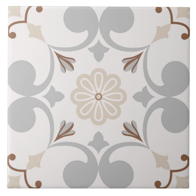 Spanish Portuguese Boho  Fliese (Vorderseite)