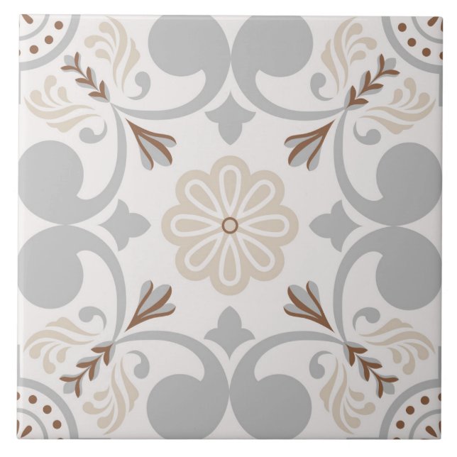 Spanish Portuguese Boho  Fliese (Vorderseite)