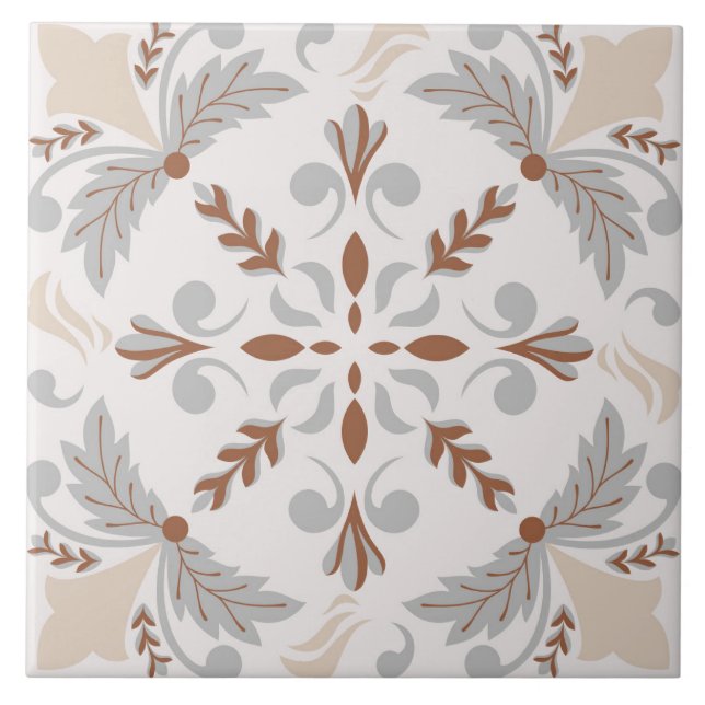 Spanish Portuguese Boho  Fliese (Vorderseite)