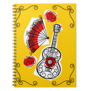 Spanish Souvenirs Corners Notebook Notizblock
