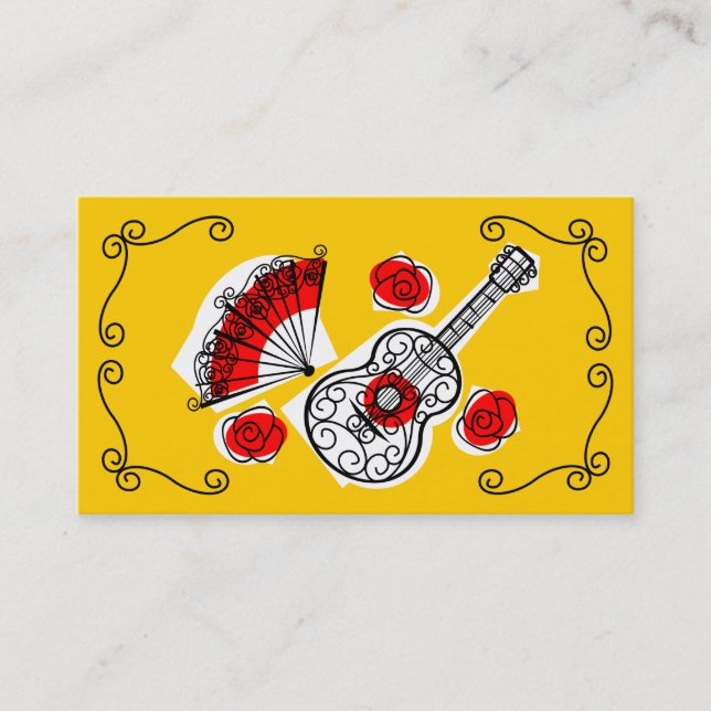 Spanish Souvenirs Corners Visitenkarte (Vorderseite)