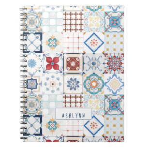 Spanish Tile Personalisiert Journal Notizblock