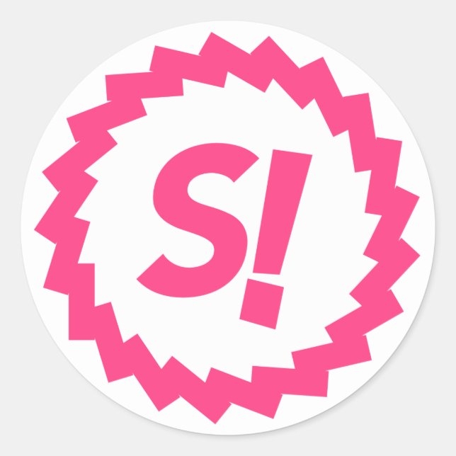 SPANKCHAIN-Münzaufkleber rund Runder Aufkleber (Vorderseite)