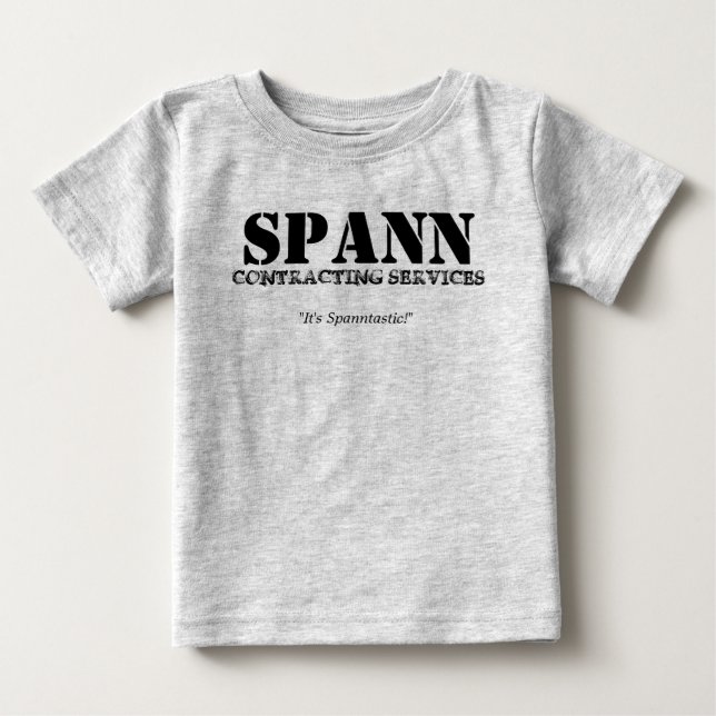 Spann abschließendienstleistungen baby t-shirt (Vorderseite)