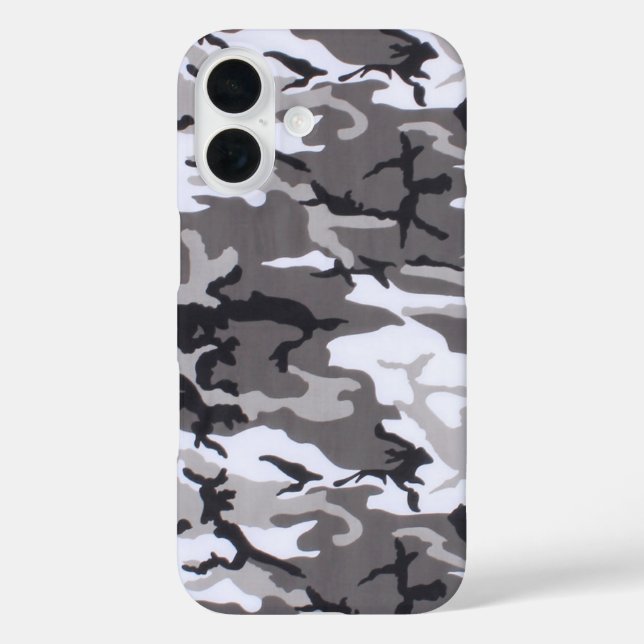 spannender Fall der Camouflage in der Stadt iPhone 16 Hülle (Rückseite)