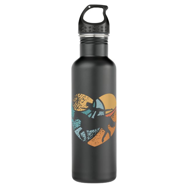Spannungsherz Edelstahlflasche (Vorderseite)
