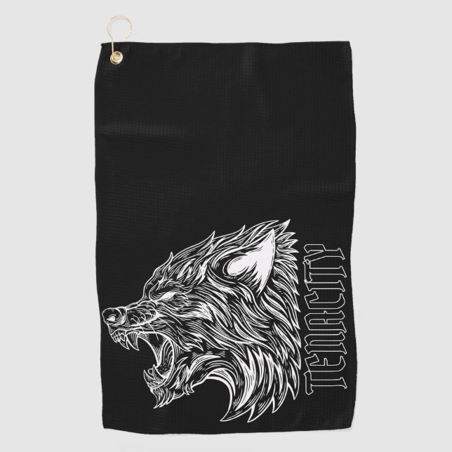 Spannungstablett Golfhandtuch (Vorderseite)