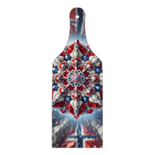 Spanplatte Norwegische Farben Schneidebrett