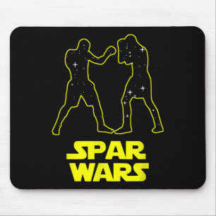 Spar Wars Boxing Parody Spoof - Männer und Frauen Mousepad