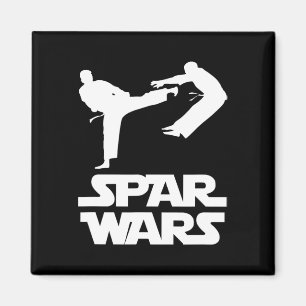 Spar Wars Lustige Redewendung Taekwondo Mma Fighte Magnet