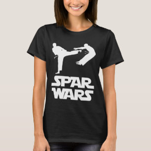 Spar Wars Lustiger Spruch Taekwondo Mma Fighter Ka T-Shirt