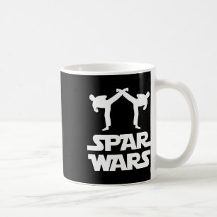 Spar Wars Mixed Martial Arts Karate Taekwondo Boxi Kaffeetasse