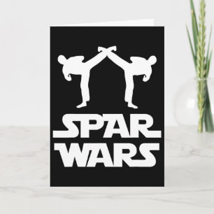 Spar Wars Mma Karate Taekwondo Boxen Kampfsport Karte