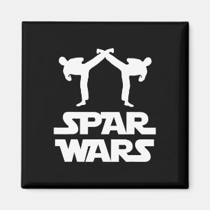 Spar Wars Mma Karate Taekwondo Boxen Kampfsport Magnet
