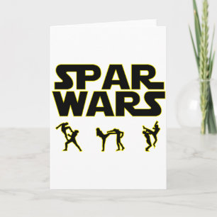 Spar Wars Taekwondo Mma Karate T-Shirt  Karte