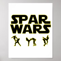 Spar Wars Taekwondo Mma Karate T-Shirt
