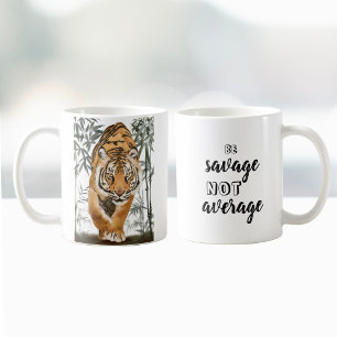 Sparen Sie nicht durchschnittliches Tiger Inspirie Kaffeetasse