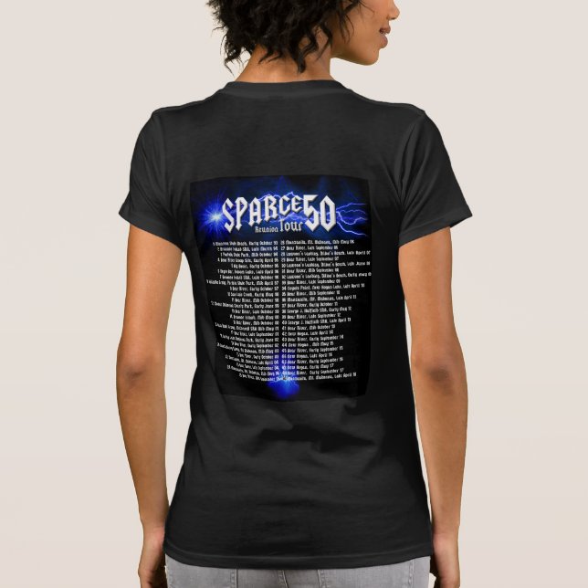 Sparge 50 die Rückseite Frau T-Shirt (Rückseite)