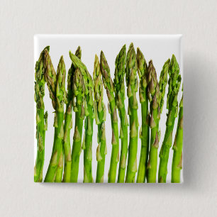 Spargel auf Weiß - kundengebundener Button