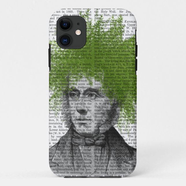 Spargel-Farn-Kopf-Pflanzen-Kopf Case-Mate iPhone Hülle (Rückseite)