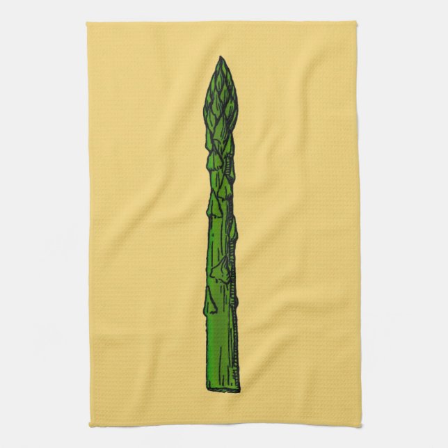 Spargel Geschirrtuch (Vertikal)
