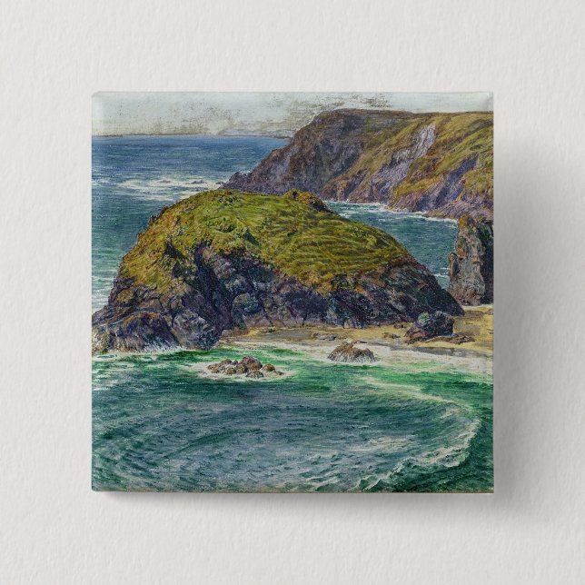 Spargel-Insel Button (Vorderseite)