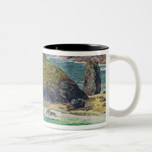 Spargel-Insel Zweifarbige Tasse