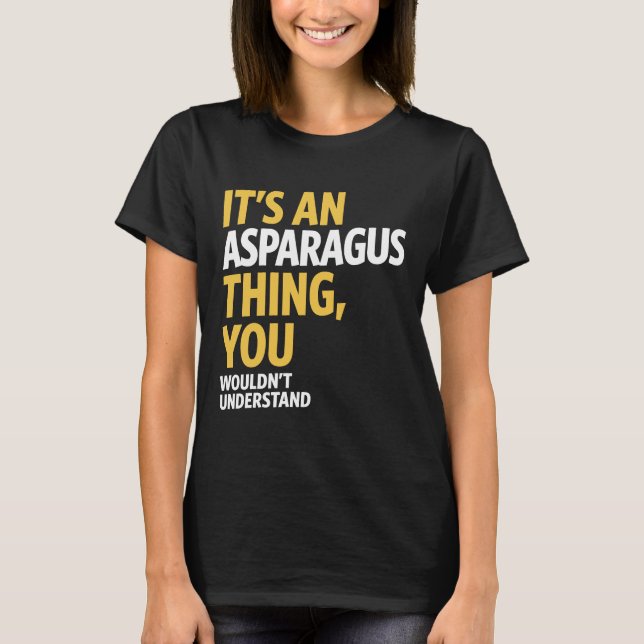 Spargel T-Shirt (Vorderseite)
